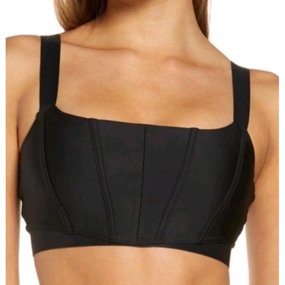 Alo Other - Alo Yoga Airlift Corset Bra Tank Top Black Adjustable Sz Xs Woman's Yoga NEW